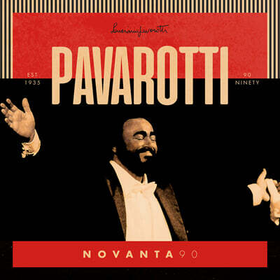 Luciano Pavarotti — Novanta 앨범 커버