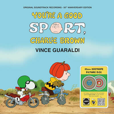 Vince Guaraldi (빈스 과랄디) - You're a Good Sport, Charlie Brown [Zoetrope 컬러 LP]