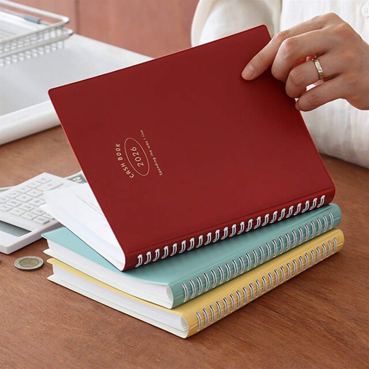 2026 생활의 온도 스프링 가계부 (날짜형 1년용)