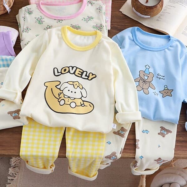 컬러모찌 아동 홈웨어 내의 긴팔실내복 205950