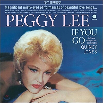 Peggy Lee & Quincy Jones — If You Go 앨범 커버