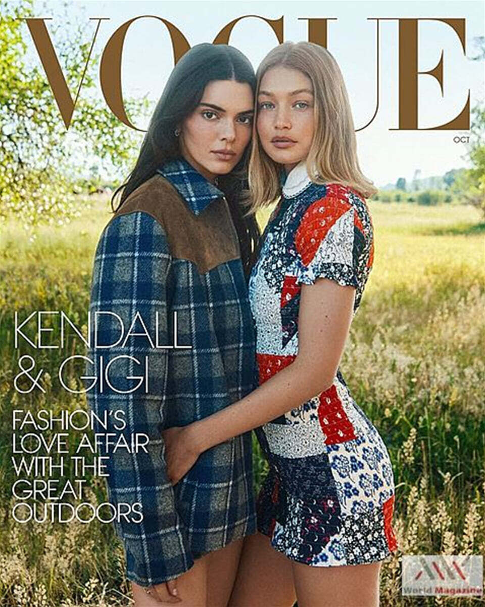 Vogue USA (월간) : 2025년 10월: 켄달 제너&지지 하디드 커버