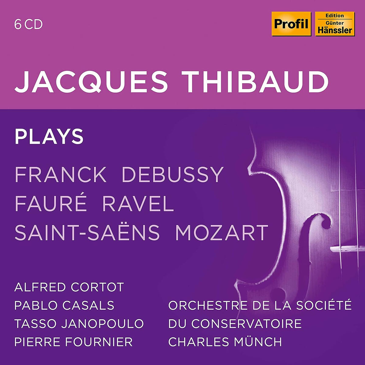 자크 티보 에디션 Jacques Thibaud Edition [6CD 박스세트]