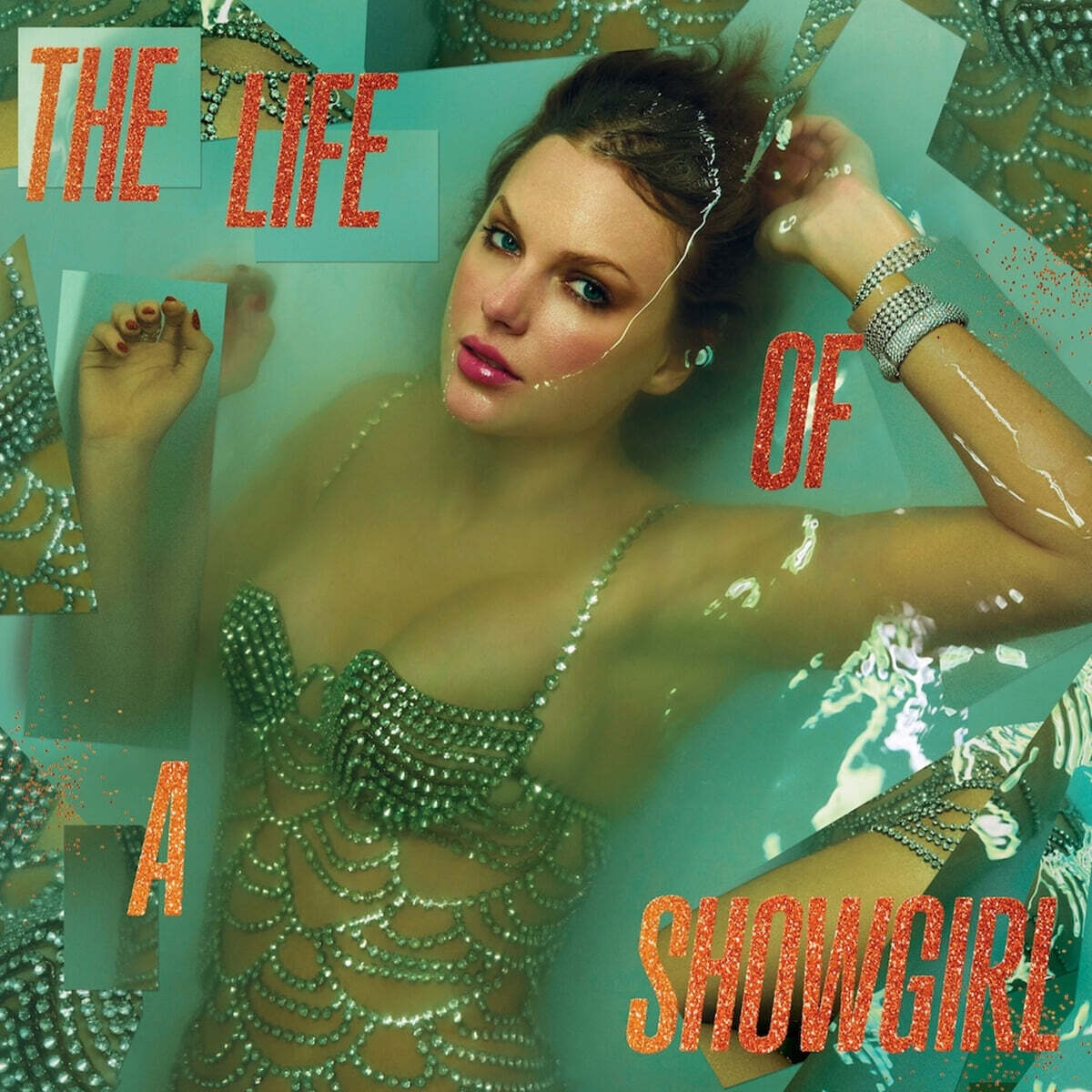 Taylor Swift (테일러 스위프트) - 12집 The Life Of A Showgirl: Sweat And Vanilla Perfume [오렌지 글리터 컬러 LP]