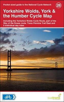 Yorkshire Wolds, York & The Humber Cycle Map 28