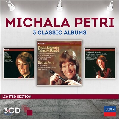 Michala Petri - 3 Classic Albums 미칼라 페트리 한정반