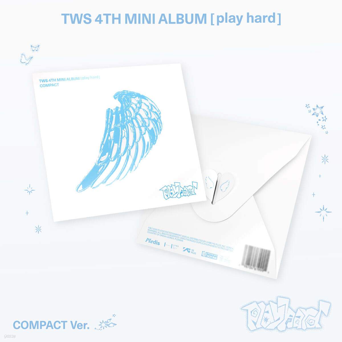TWS (투어스) - 4th Mini Album 'play hard' [COMPACT Ver.][7종 중 1종 랜덤발송]