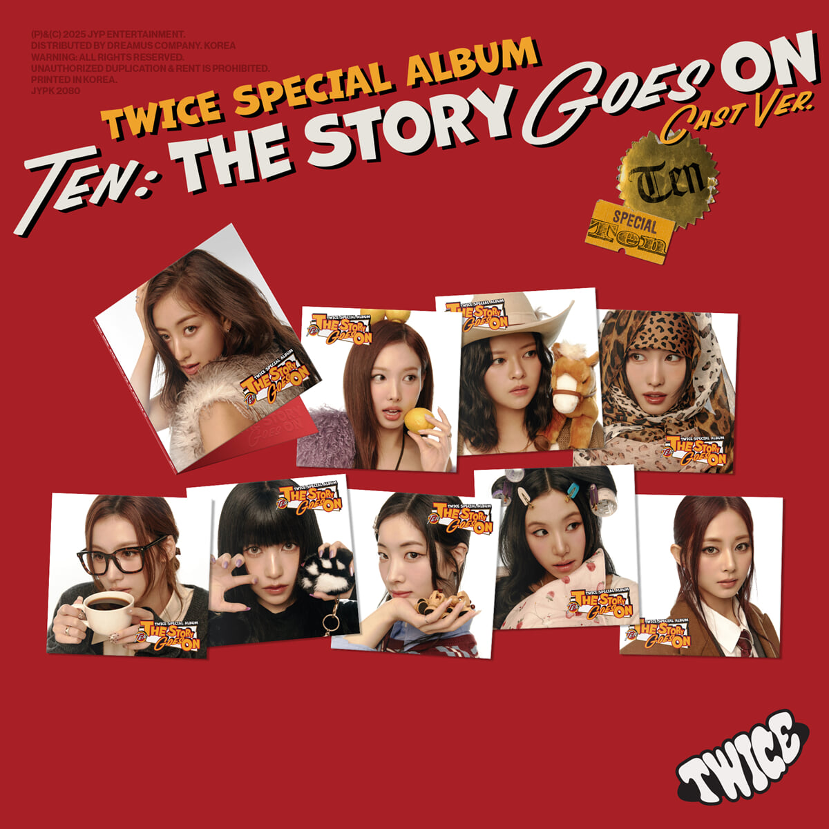 트와이스 (TWICE) - TEN: The Story Goes On [Cast Ver.][9종 중 1종 랜덤 발송]