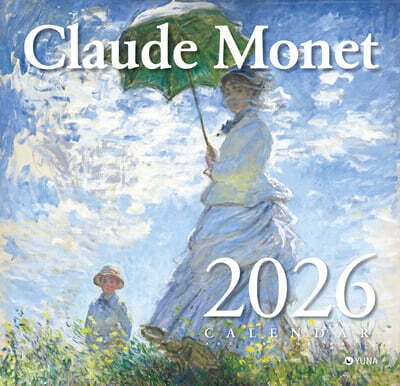 유나(YUNA) 2026 클로드 모네 벽걸이 달력(아트온더월)