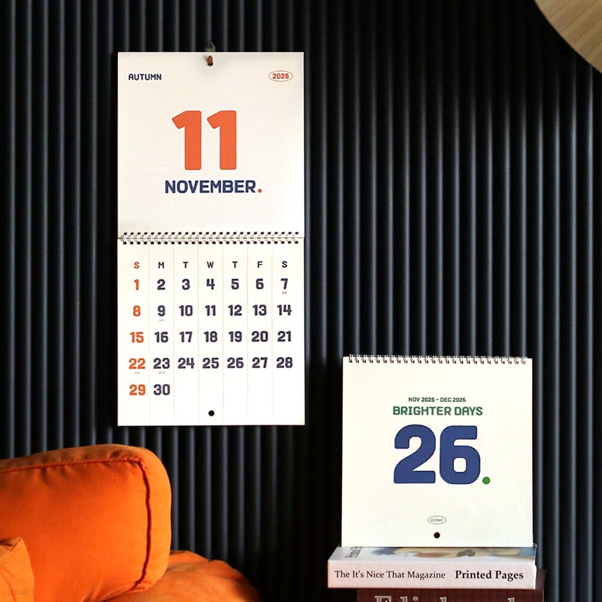 [1+1][예스24배송] 아이코닉 2026 스퀘어 벽걸이달력