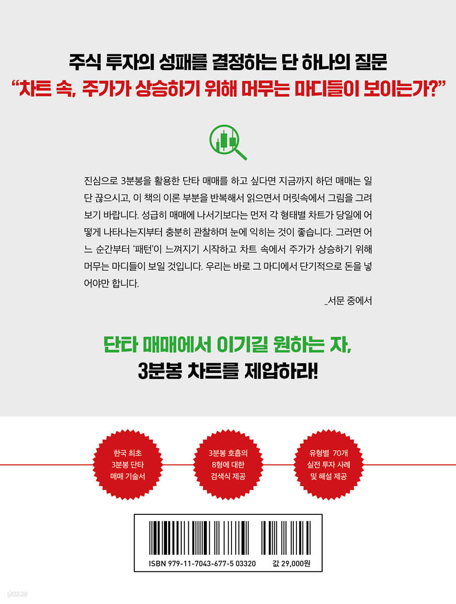 3분봉 매매의 기술 | 오버솔드 | 원앤원북스 - 예스24