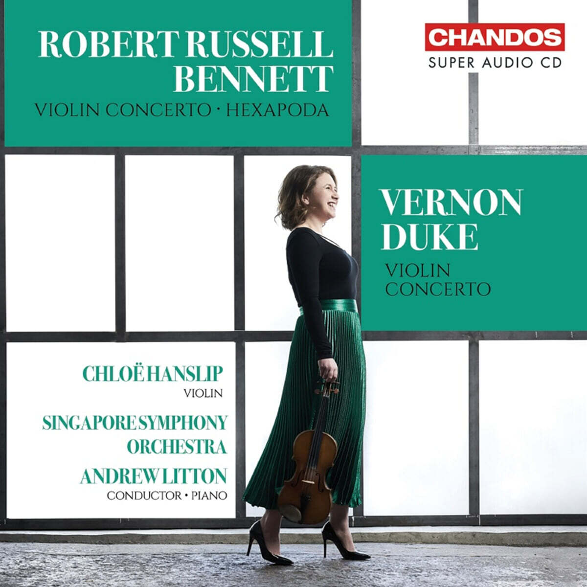 Andrew Litton 베네트: 바이올린 협주곡, 헥사포다 / 듀크: 바이올린 협주곡 (Bennett: Violin Concerto / Duke: Violin Concerto) [SACD Hybrid]