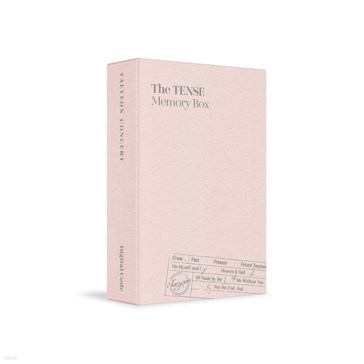 TAEYEON CONCERT The TENSE Memory Box Digital Code