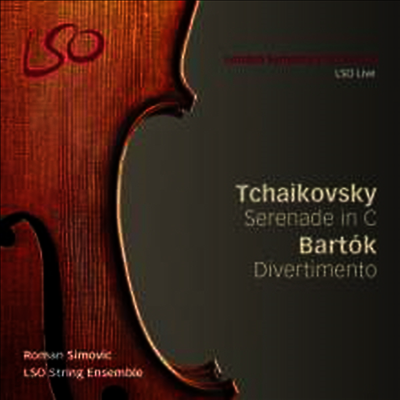차이코프스키: 현을 위한 세레나데 & 바르톡: 현을 위한 디베르티멘토 (Tchaikovsky: Serenade ㄹor Strings & Bartok: Divertimento for Strings) (SACD Hybrid) - Roman Simovic