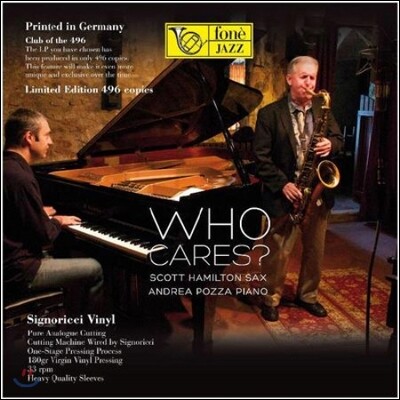 Scott Hamilton, Andrea Pozza - Who Cares? (Limited Edition)