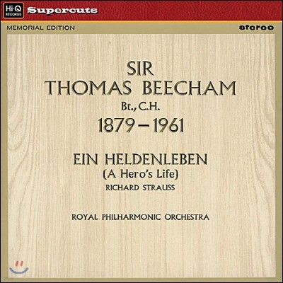 Thomas Beecham Ʈ콺:   (Strauss: Ein Heldenleben Symphonic Poem Op.40) [LP]