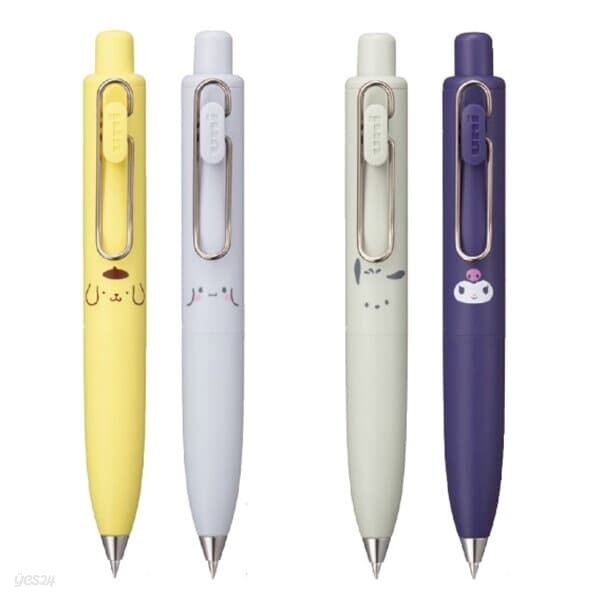 문구도매 유니 유니볼원P X 산리오 캐릭터즈 0.38MM 0.5MM 한정판 이니셜각인 레이저각인