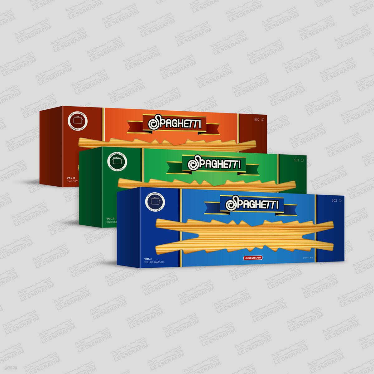 르세라핌 (LE SSERAFIM) - 1st Single Album 'SPAGHETTI' [3종 중 1종 랜덤발송]