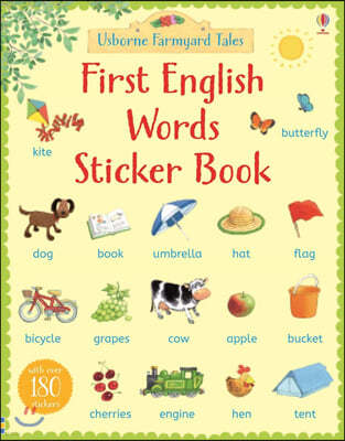 Farmyard Tales First English Words Sticker Book