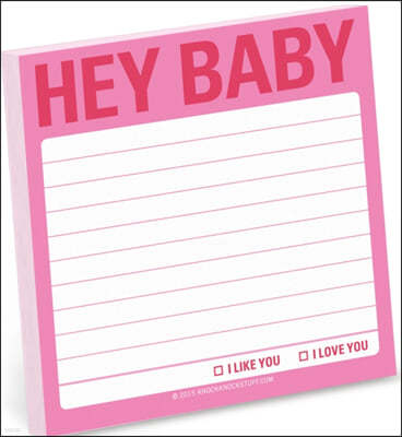 Hey Baby Sticky Note