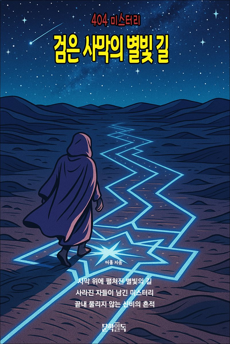 검은 사막의 별빛 길