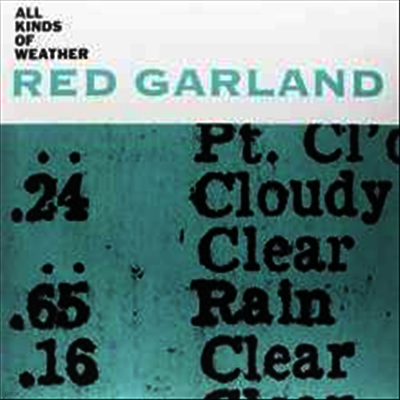 Red Garland — All Kinds Of Weather 앨범 커버