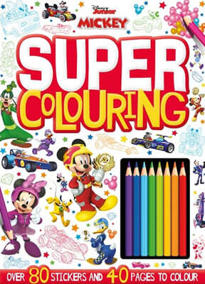 Disney Junior Mickey and the Roadster Racers: Super Colouring