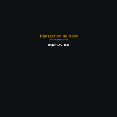 Bedhead — Transaction De Novo 앨범 커버