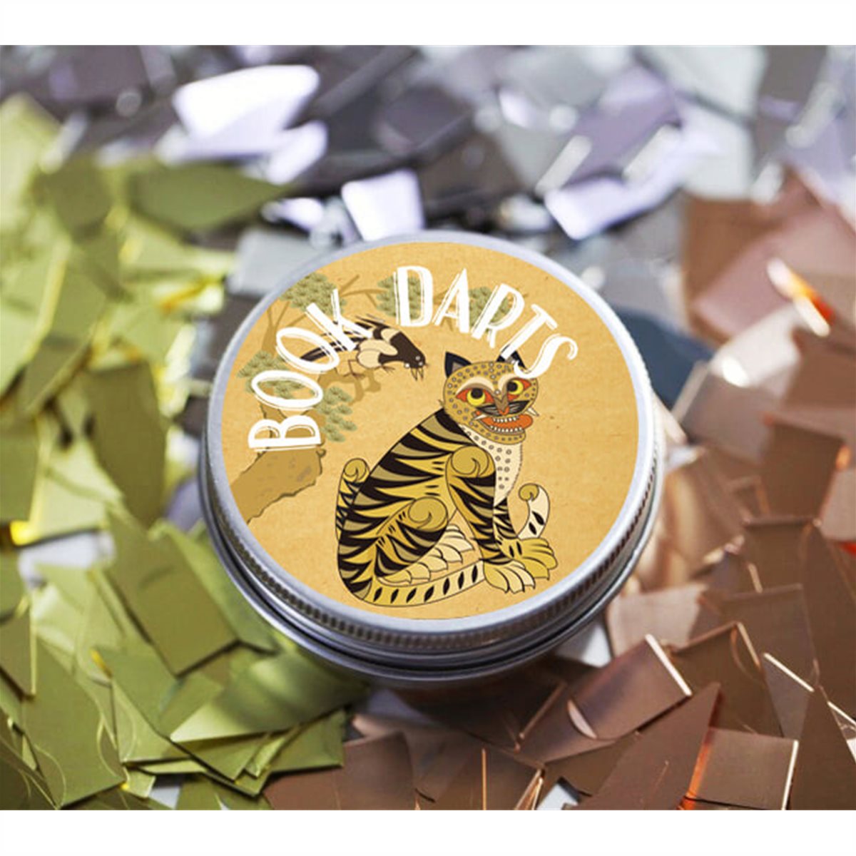 민화 북다트 책갈피