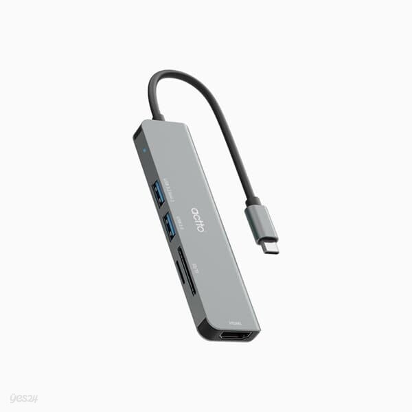 엑토 5in1 C타입 3.2 HDMI 4K 미러링 넷플릭스 Dex 멀티 맥북 허브 CRH-30