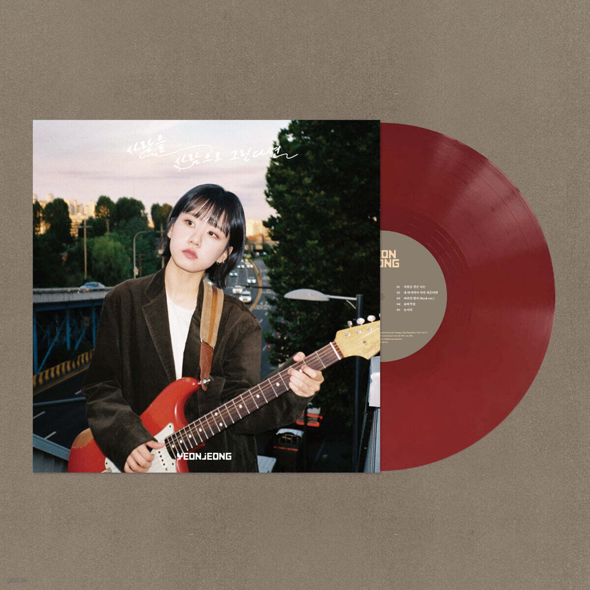 연정 (YEONJEONG) - 사랑을 사람으로 그린다면 [솔리드 레드 컬러 LP]