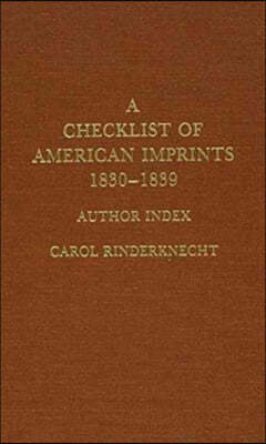 A Checklist of American Imprints, 1830-1839/Author Index