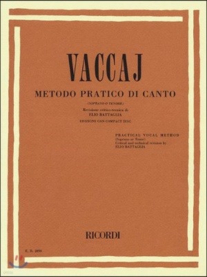 Vaccaj metodo pratico di canto / Vaccai Practical Vocal Method - High Voice