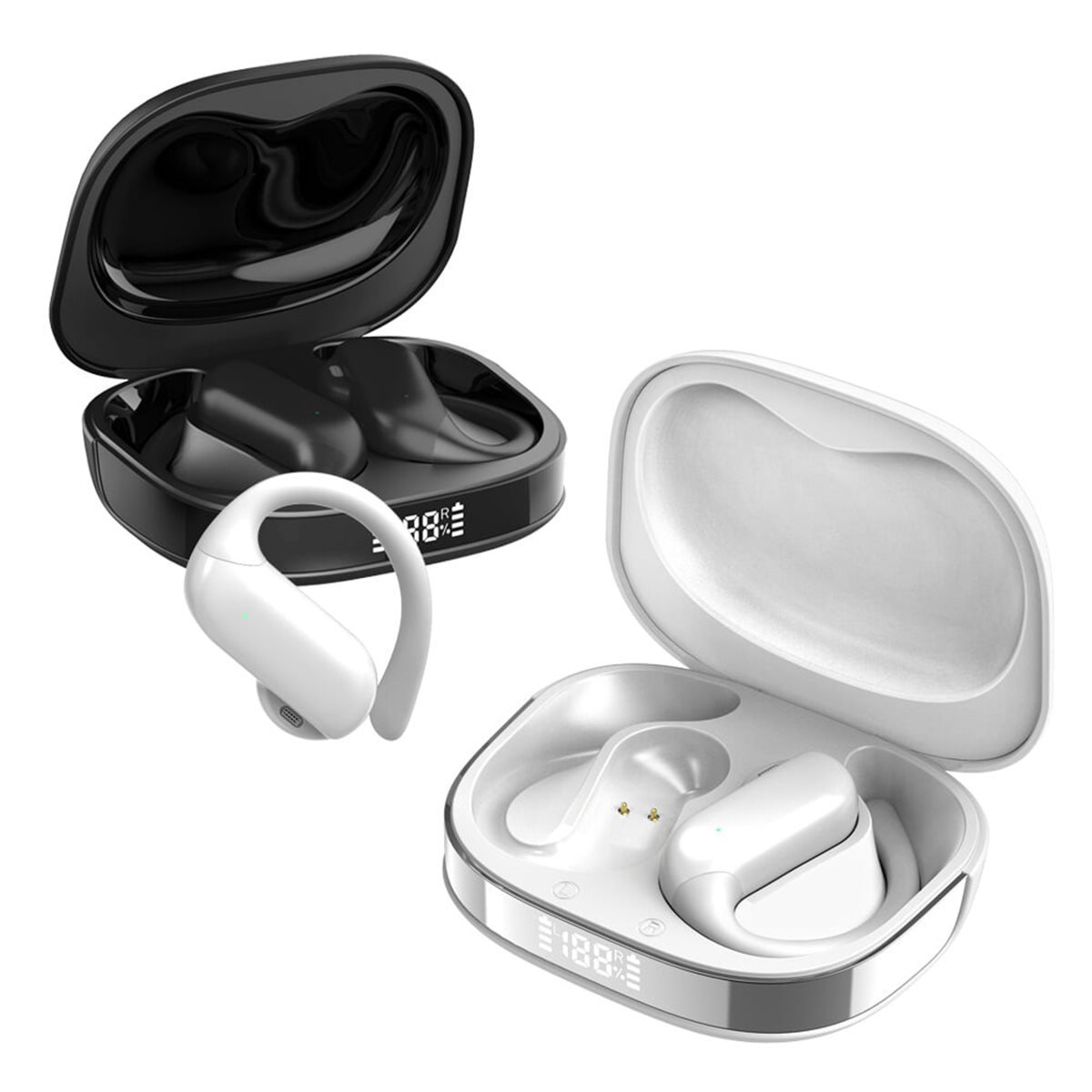 아이리버 귀걸이 오픈형 러닝 블루투스 무선이어폰 IOW-L90