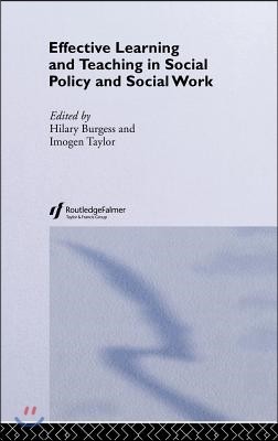 Effective Learning and Teaching in Social Policy and Social Work