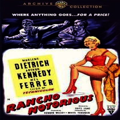 Rancho Notorious (오명의 목장)(지역코드1)(한글무자막)(DVD)(DVD-R)