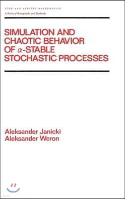Simulation and Chaotic Behavior of Alpha-stable Stochastic Processes
