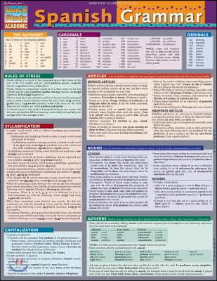 Quick Study Spanish Grammar