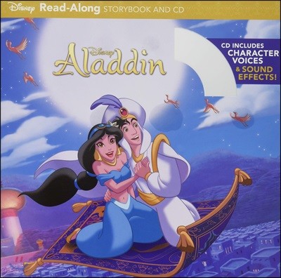 Aladdin Read-Along Storybook and CD :  ִϸ̼ ˶  丮 & CD