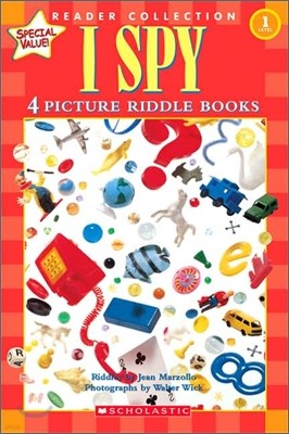 I Spy: 4 Picture Riddle Books (Scholastic Reader, Level 1): 4 Picture Riddle Books