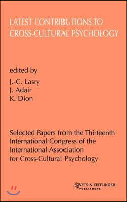 Latest Contributions to Cross-cultural Psychology