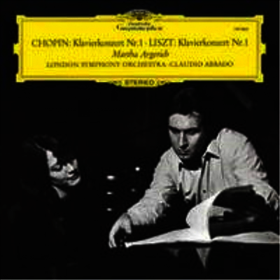 Martha Argerich,Claudio Abbado — 쇼팽 & 리스트 : 피아노 협주곡 (Chopin & Liszt : Piano Concerto) - Martha Argerich 앨범 커버