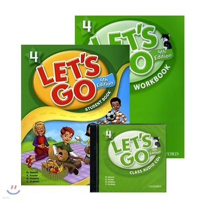 [4판] Let's Go 4 Set [SB+WB+CD]