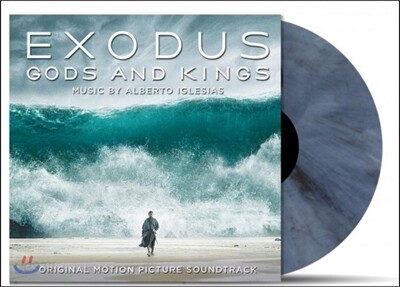 엑소더스: 신들과 왕들 영화음악 (Exodus: Gods And Kings OST by Alberto Iglesias 알베르토 이글레시아스) [블루 화이트 & 블랙 컬러 2 LP]
