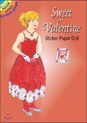 Sweet Valentine Sticker Paper Doll