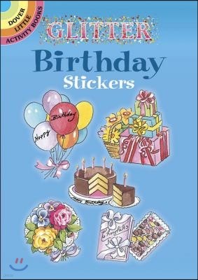 Glitter Birthday Stickers