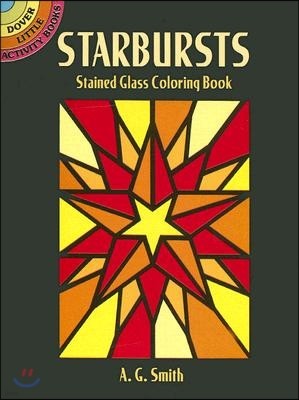 Starbursts Stained Glass Coloring Book