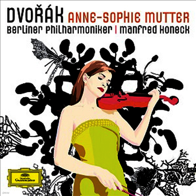 Anne-Sophie Mutter — 드보르작: 바이올린 협주곡 & 로망스 (Dvorak: Violin Concerto & Romance) - Anne-Sophie Mutter 앨범 커버