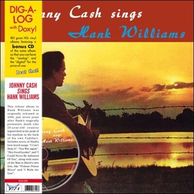 Johnny Cash — Sings Hank Williams 앨범 커버