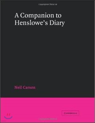 A Companion to Henslowe's Diary